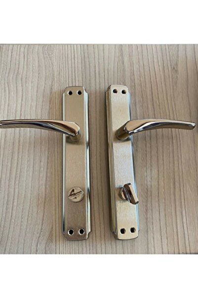 BUYA Bravo Nikel Wc Sağ Kapı Kolu(ön Ahrka Takım Vidalarıyla Beraber)