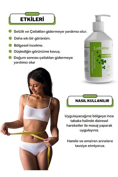 Labelna Cosmetic 250 Ml Professional Cold Lipolysis Gel