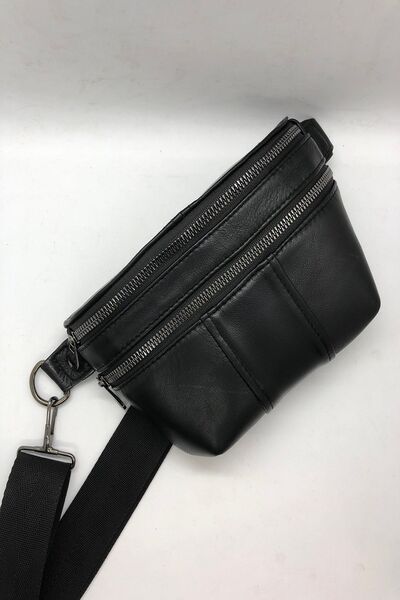 MENİSE Kadın Hakiki Deri Bel Çantası