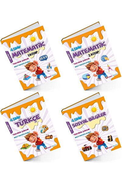 Mavi Deniz Yayınları Mavi Deniz 2024 4. Sınıf Matematik + Türkçe + Sosyal Kit...