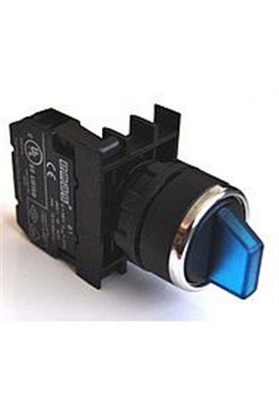 EMAS سلسلة B100sl21m B - 60° جهاز انتقاء، زر أزرق مضاء مقاس 22 مم