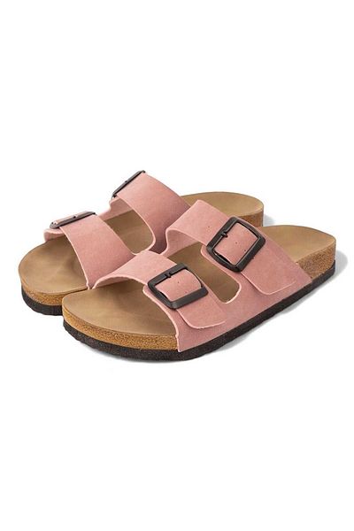 Lideral Unisex Children and Youth Slippers - Orthopedic Sole, Double Banded Buckle, Daily Comfortable Home & Outdoor Slippers