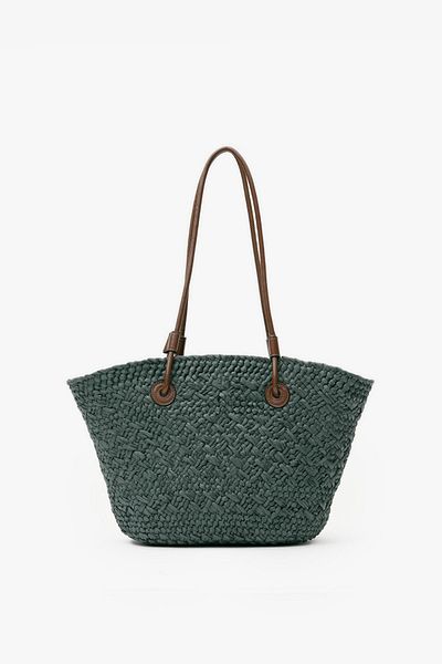 LOVENTA Alice Straw Basket Bag