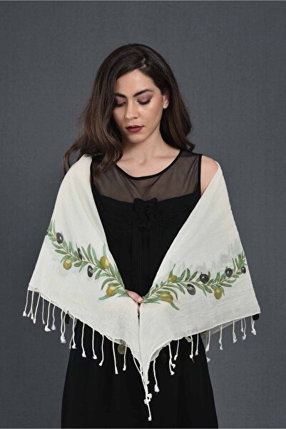 Dosimira Square Olive Shawl