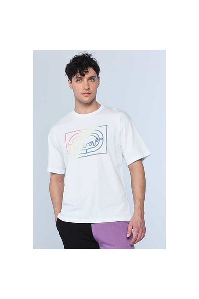 ECKO UNLTD Ecko Unlimited - Ανδρικό μπλουζάκι με λαιμόκοψη λευκό Edwards