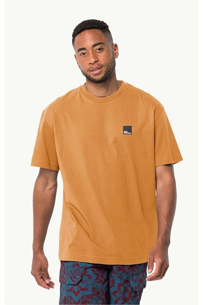 Jack Wolfskin Eschenheimer T Ανδρικό T-shirt - Maroccan Gold 1809091-3083