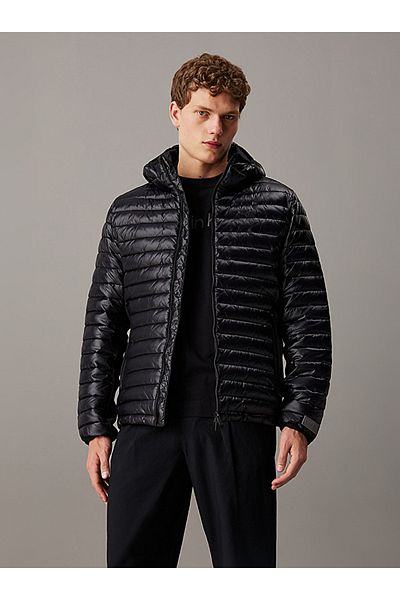 Calvin klein purple coat sales