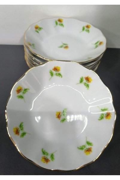 Porland PORCELAIN 6-PIECE ROSY TEA PLATE 11 CM