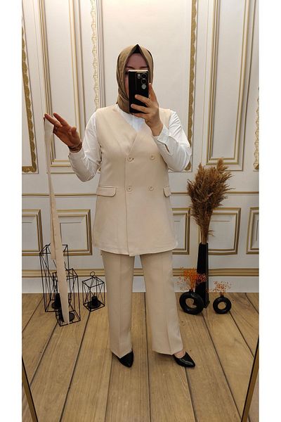 Meryemce Butik ΔΙΠΛΟ ΣΕΤ ΜΕ ΖΩΝΗ ΚΑΙ ΓΙΛΕΚΟ SEYAR