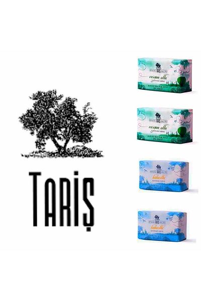 Tariş Isrgan Agriculture Soap Serie - 4X180 Grams with Herbs and Sulfur