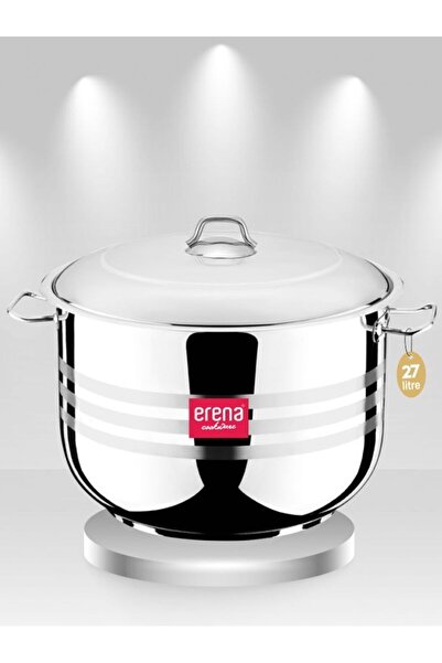 AYKUT Gastro Derin Tencere No-40 - 430 Kalite 27 Litre