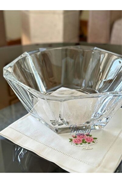 Paşabahçe Nude Reflection Serisi Cam Kristal Servis Kasesi, Sunumluk, Sunum Kasesi 26 Cm