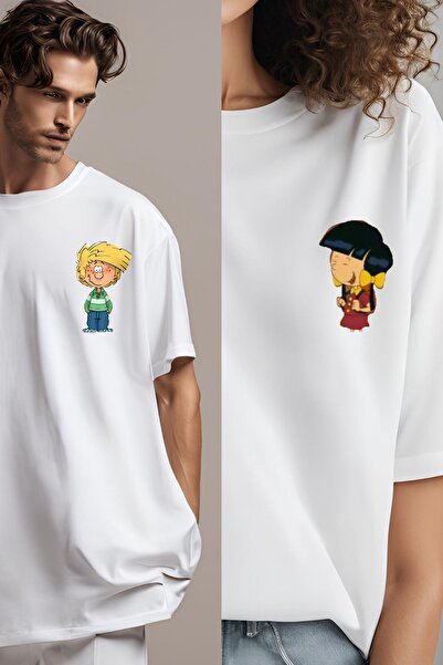 Dupe Design Sevgili Baskılı Çift T-shirt