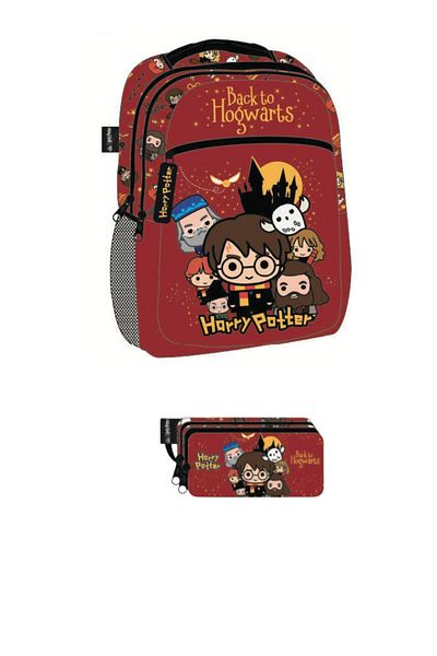 Bliss Harry Potter Licensed Ergonomic Primary School Bag and Pen Holder - Waterproof Material