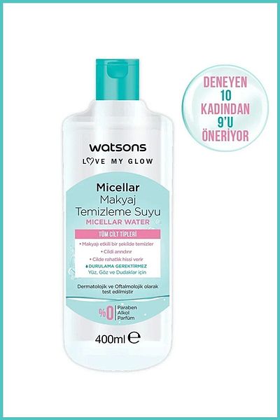 Watsons ماء ميسيلار المثالي لتنظيف المكياج