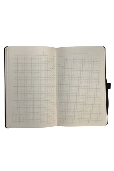 Arwey Acar Eco 13*21 Cm 256 Pages Thermo Cover Notebook Black Checkered