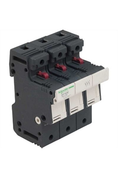 Schneider Electric Schneider Df143c Cylindrical (cartridge) Fuse Seat 14x51 50 A 3