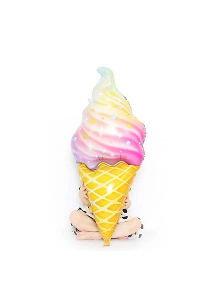 turkuaz parti 36" Foil Balloon Suitable for Ice Cream