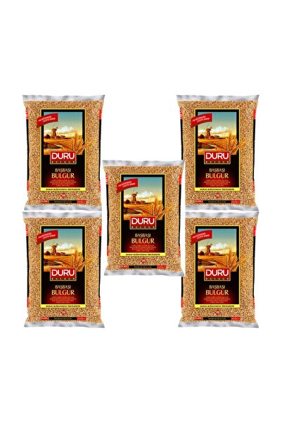 Duru Bakliyat Bulgur 1 Kg Başbaşı Pilavlık X 5 Paket