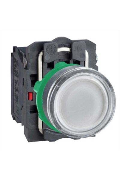 Schneider Electric Schneider Xb5aw3165 22 mm - Illuminated White Button, 1 Na 1 Nk, 220 V