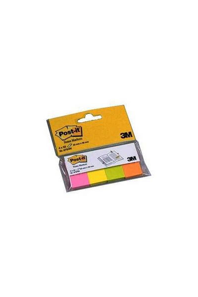 3M Post-it 670/4n Note Page Sign (4 Neon Colors)