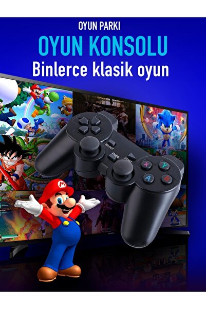 Retro Oyunlar Oyun Konsolu 10000 Oyunlu Game Stick Lite 4k 64 Gb Oyun Kolu