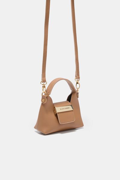 Black Ribbon Victoria Micro Camel - Малка чанта за през рамо