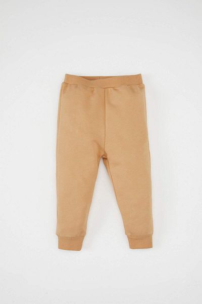 DeFacto Dfc - Color Blocked Long Sleeve Sweatshirt and Sweatpants Set for Baby Boy 2 Pieces