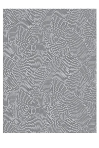 Merinos Meri?nos Rölyef Garden Gri? Premium Kaymaz Taban Yolluk Halı