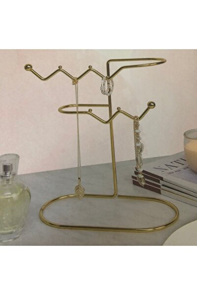 Naturalove Dekoratif Takı Standı Gold-rosegold