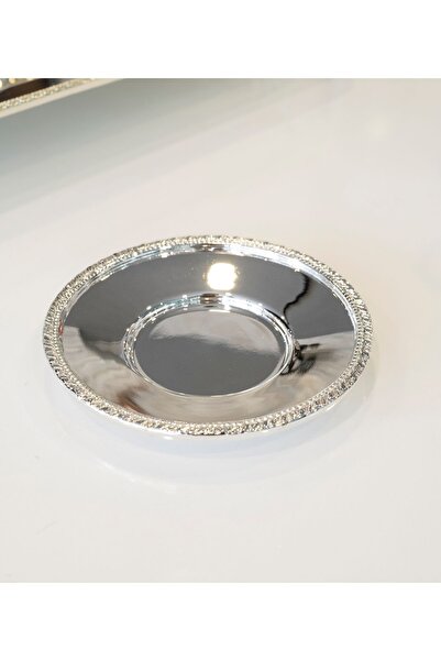 Bakır Concept طبق شاي بريطاني مطلي بالفضة - 6 قطع