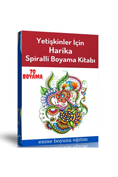Enine Boyuna Eğitim Yetişkinlere Harika Boyama Sayfaları Kitabı