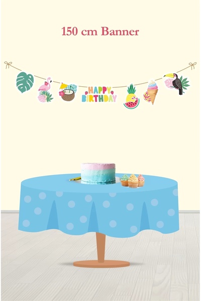 neşeli günlerim Μεγάλο πανό με θέμα το καλοκαίρι *χοντρό χαρτί 150εκ