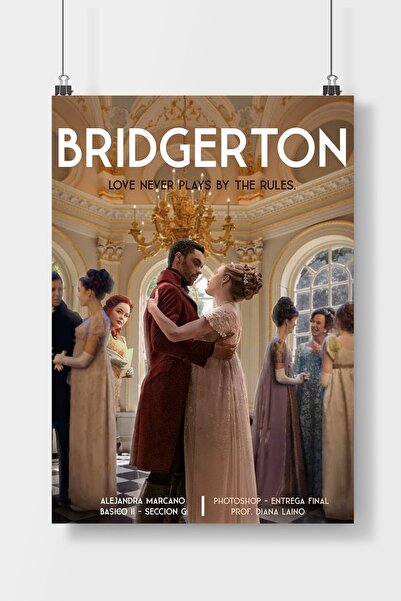 Luna Marissa Bridgerton Dizi Poster Çerçevesiz Duvar Posteri