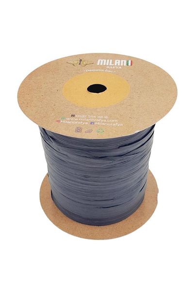 angel çanta aksesuar Milano Raffia - Dark Navy Blue 100g Colored Raffia
