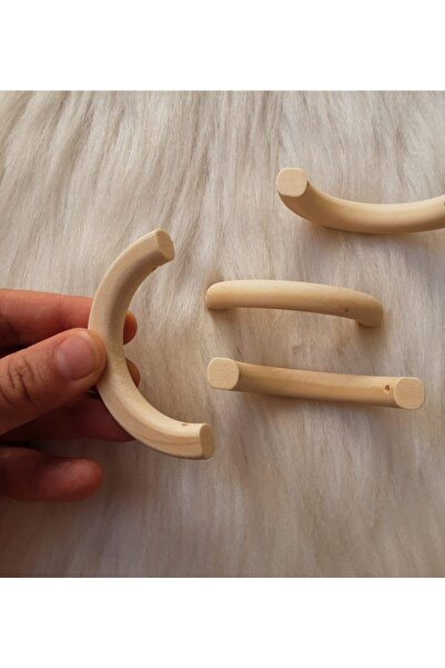 fundahobi 2 Holes Half Wooden Ring