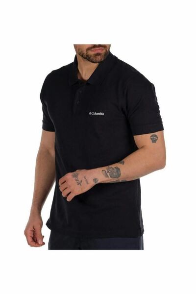 Columbia Cs0214 Cascade Range - Ανδρικό μπλουζάκι πόλο από μονόχρωμο υλικό 9180091010