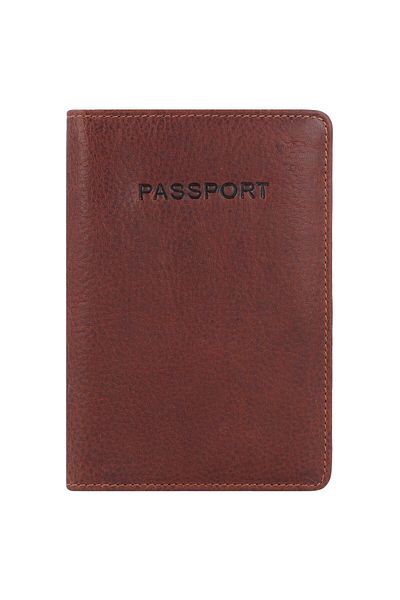 Burkely Antique Avery passport case RFID leather 10 cm