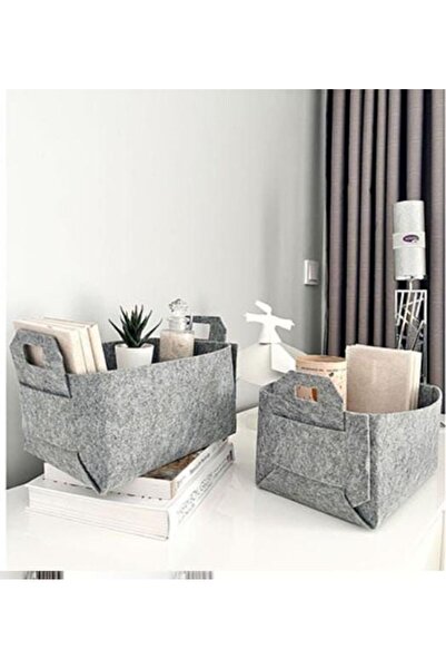 tAAlu Seher'le sepet saklama ve toplama çok amaçlı sepette.  3 milimden keçe CM 31X22X17