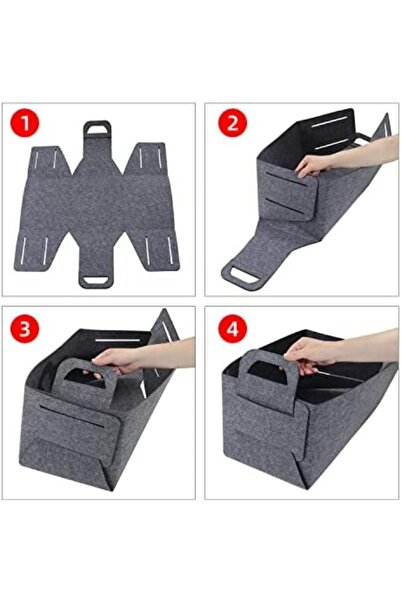 tAAlu Seher'le sepet saklama ve toplama çok amaçlı sepette.  3 milimden keçe CM 31X22X17