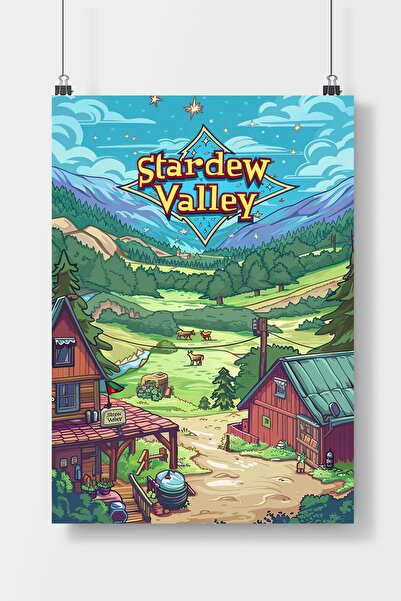 Luna Marissa Stardew Valley Oyun Poster Çerçevesiz Duvar Posteri