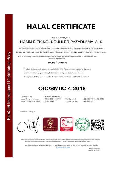 Homm Bitkisel Black Garlic Shampoo Anti-hair Loss