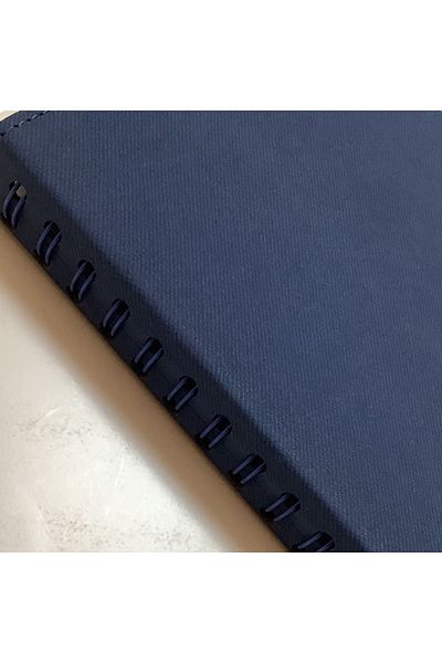 blume Acar Timex Soft Notebook 16 * 23.5 см 256 страници с линиран полуконфиденциален спирален тефтер, тъмносин