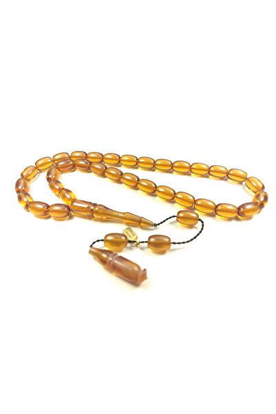 İskeçe Tesbih Maestrul Ayhan Turan - Yemen Zar Chihlimbar Obiect certificat 5486