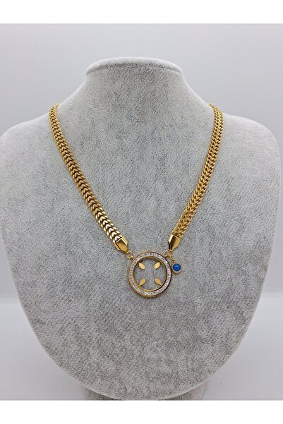 stainles steel ÇELİK ÇEYREK TAKILABİLEN KOLYE