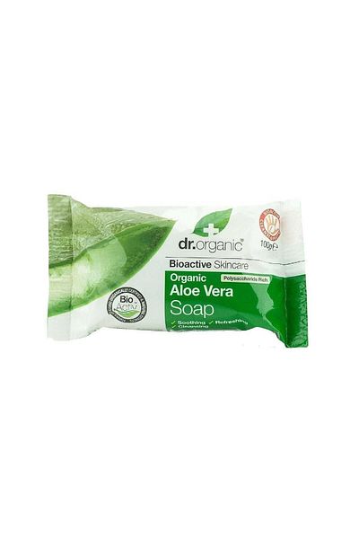 Dr. Organic 100 جرام صابون مرطب بالصبار