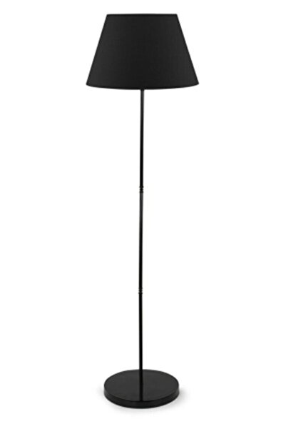 Modamonline Metal Siyah Ayaklı Konik Lambader Black Hawk