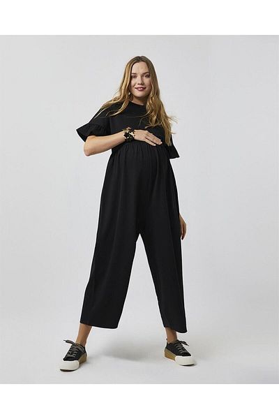 Style The Bump Lilyana Blk Jumpsuit