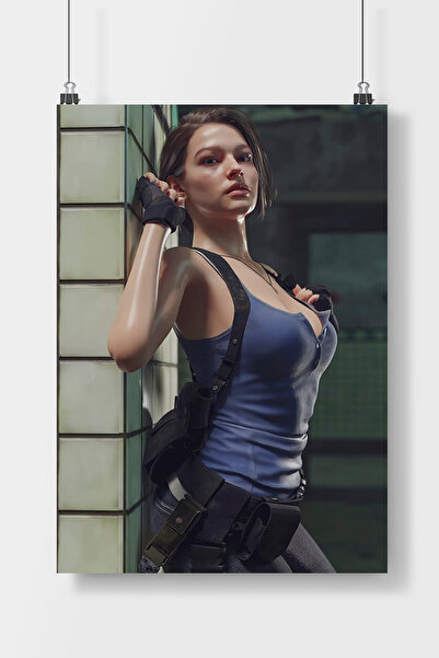 Luna Marissa Resident Evil Oyun Posteri Poster Çerçevesiz Duvar Posteri