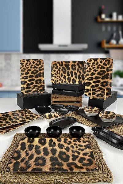 Keramika طقم إفطار ليوبارد سييرا مكون من 20 قطعة لـ 6 أشخاص